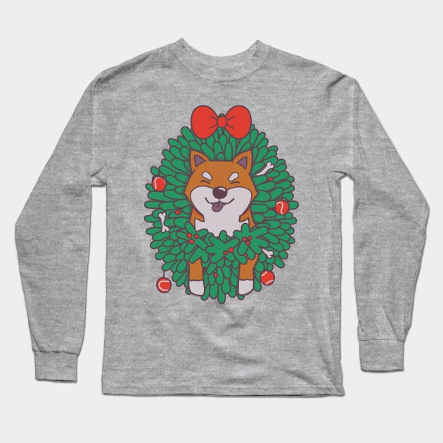 Hanging Through The Festive Season Long Sleeve T-Shirt by CorinnaSchlachter